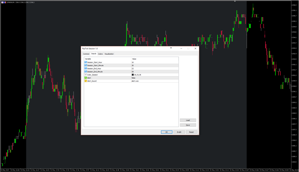 Trading Sessions Indicator [MT4 & MT5] PipTick